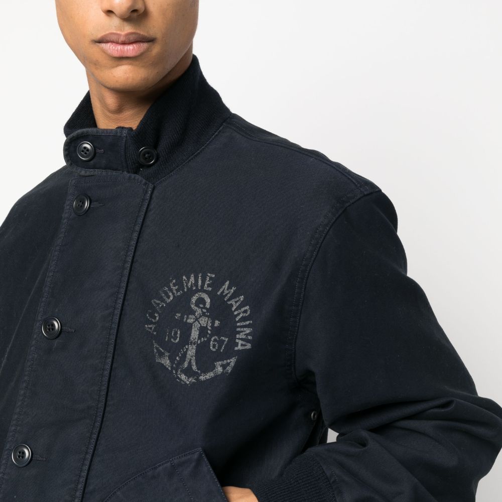 Polo Ralph Lauren FW23 Navy Blue Logo High Neck Long Sleeve  Jacket 710908287-001 圖 7