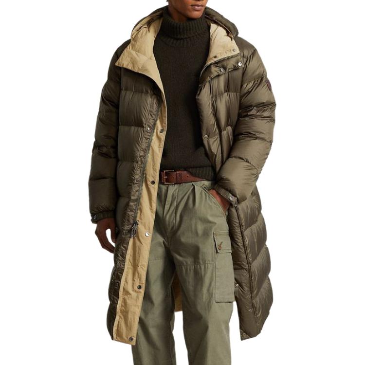 Polo Ralph Lauren FW23 Reversible Hooded Down Jacket Olive Brown Men. MNPOOTW12820079-300 圖 3