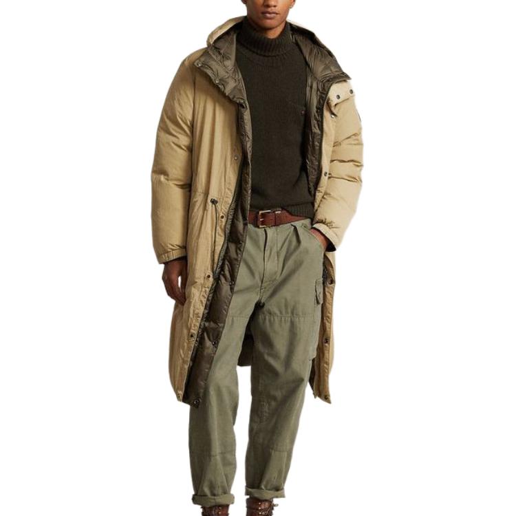Polo Ralph Lauren FW23 Reversible Hooded Down Jacket Olive Brown Men. MNPOOTW12820079-300 圖 5