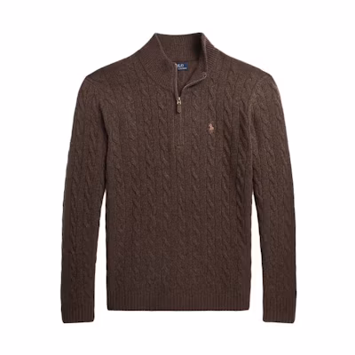 Polo Ralph Lauren FW23 Solid Half-Zip Pullover Sweater Men MNPOSWE16821658-200