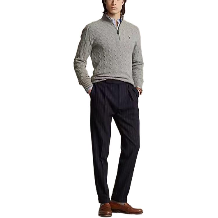 Polo Ralph Lauren FW23 Solid Half-Zip Pullover Sweater Men MNPOSWE16821658-200 圖 3