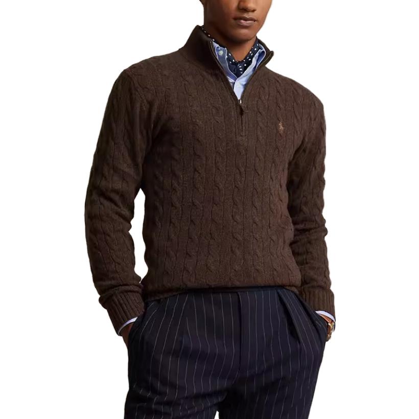 Polo Ralph Lauren FW23 Solid Half-Zip Pullover Sweater Men MNPOSWE16821658-200 圖 9