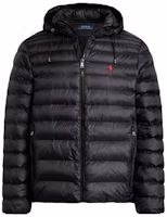 Polo Ralph Lauren FW23 Solid Logo Embroidered Hooded Cotton Jacket Black Men. MNPOOTW16021128-001 Polo Ralph Lauren FW23 Solid Logo Embroidered Hooded Cotton Jacket Black Men. MNPOOTW16021128-001