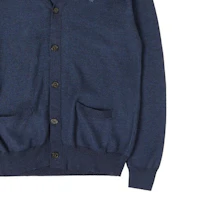 Details for Polo Ralph Lauren FW23 純色刺繡標誌針織開衫 藍色 (). 710742869-003