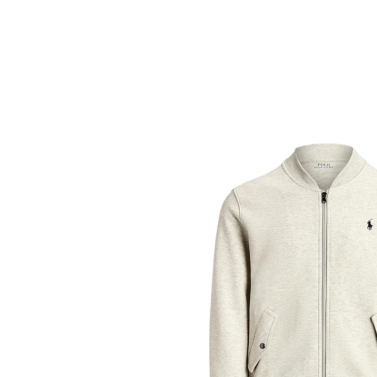 Purchase Polo Ralph Lauren FW23 刺繡Logo拉鍊棒球外套 男士 淺灰色 710881521-005