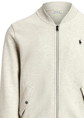 Polo Ralph Lauren FW23 刺繡Logo拉鍊棒球外套 男士 淺灰色 710881521-005 Purchase Polo Ralph Lauren FW23 刺繡Logo拉鍊棒球外套 男士 淺灰色 710881521-005