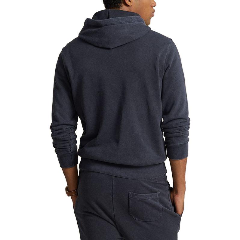 Polo Ralph Lauren FW23 Solid Logo Hoodie  Black Long Sleeve Casual Sweatshirt. MNPOKNI16823135-001 圖 5