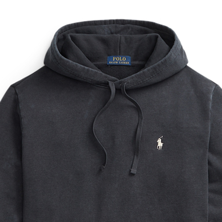 Polo Ralph Lauren FW23 Solid Logo Hoodie  Black Long Sleeve Casual Sweatshirt. MNPOKNI16823135-001 圖 6