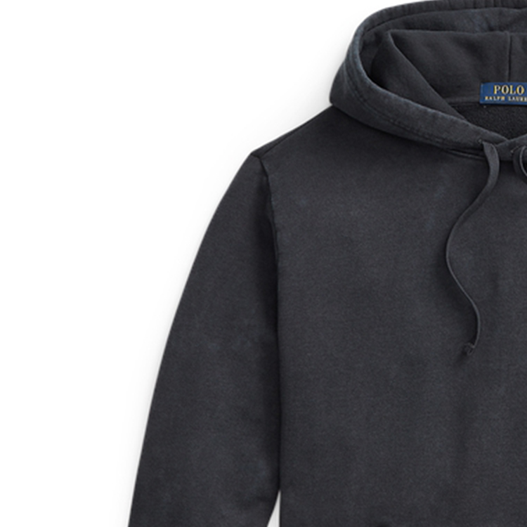 Polo Ralph Lauren FW23 Solid Logo Hoodie  Black Long Sleeve Casual Sweatshirt. MNPOKNI16823135-001 圖 7