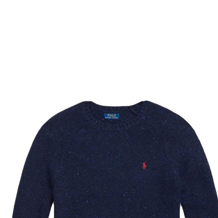 Polo Ralph Lauren FW23 Solid Logo Knit Sweater Navy Blue (). MNPOSWE16821643-410 圖 7