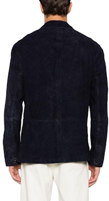 Polo Ralph Lauren FW23 深藍色單排扣西裝外套長袖。 710907617-002 Shop Polo Ralph Lauren FW23 深藍色單排扣西裝外套長袖。 710907617-002