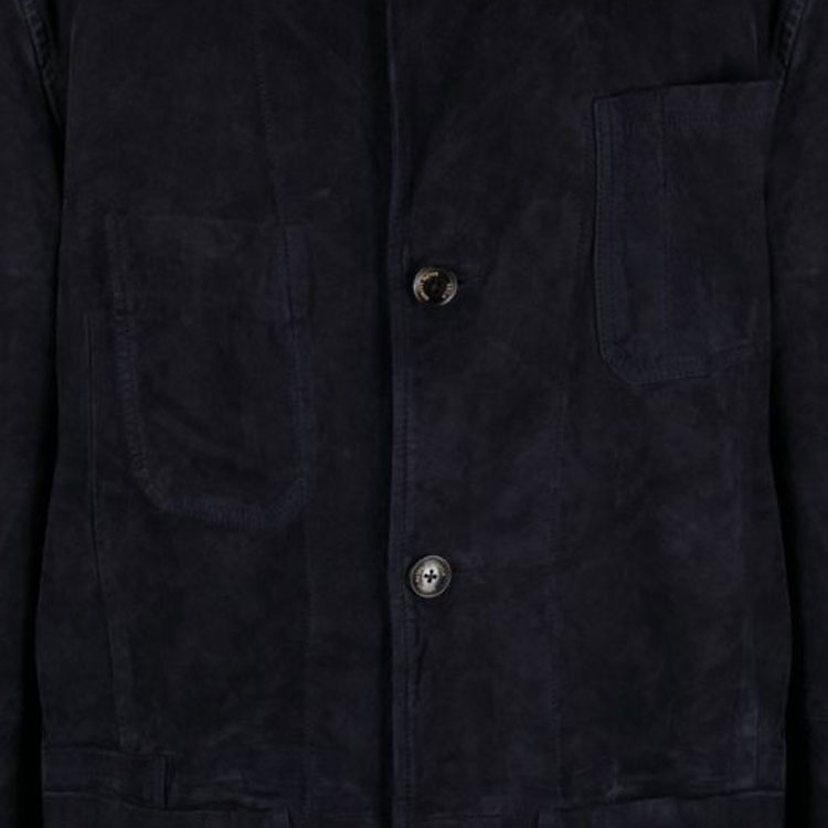 Sizing Polo Ralph Lauren FW23 深藍色單排扣西裝外套長袖。 710907617-002