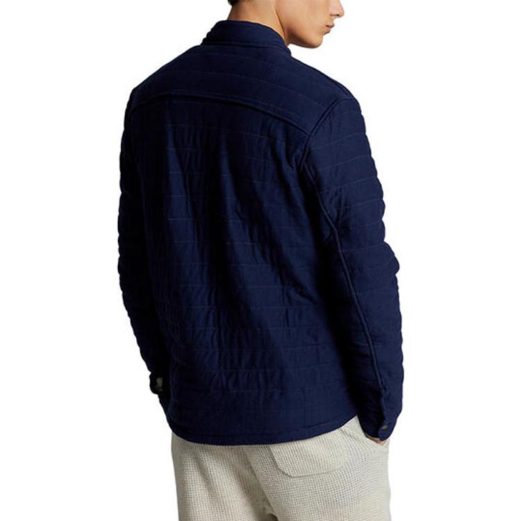 Polo Ralph Lauren FW23 Solid Single-Breasted Long-Sleeve Jacket Navy Blue . 710880324-001 圖 4
