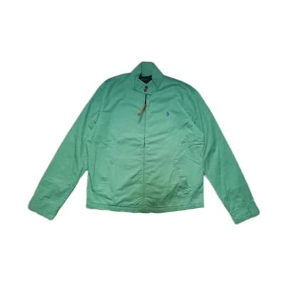 Polo Ralph Lauren FW23 Solid Zip Casual Jacket Unisex Green. 710912605-004
