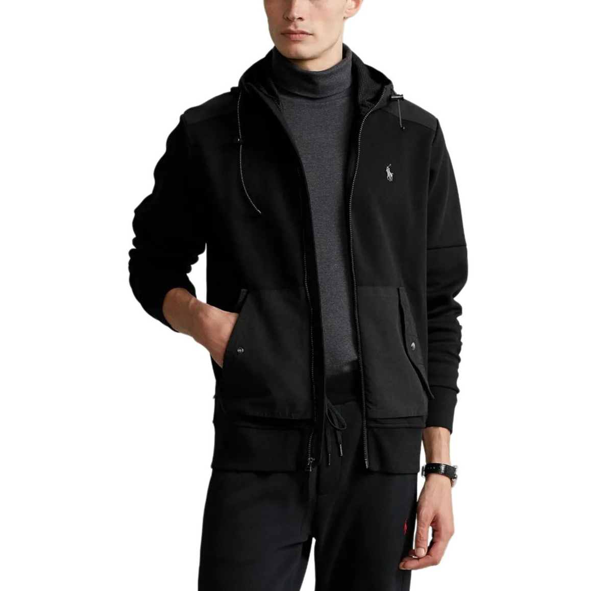 Polo Ralph Lauren FW23 Solid Zip Hoodie Jacket  Long Sleeve Outerwear MNPOKNI16821538-001 圖 3