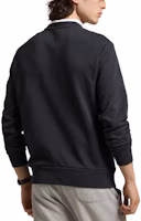 Purchase Polo Ralph Lauren FW24 Black Crewneck Sweatshirt with Embroidered Pony Logo MNPOKNI16823979-001