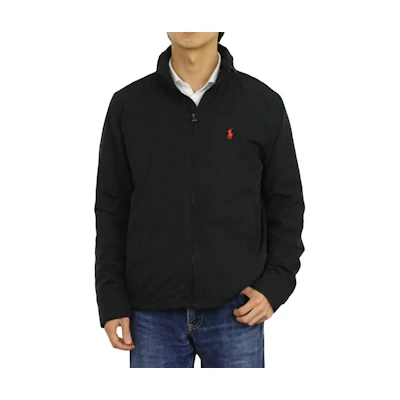 Polo Ralph Lauren FW24 Black Solid Logo Embroidered Long Sleeve Jacket MNPOOTW16020390-001