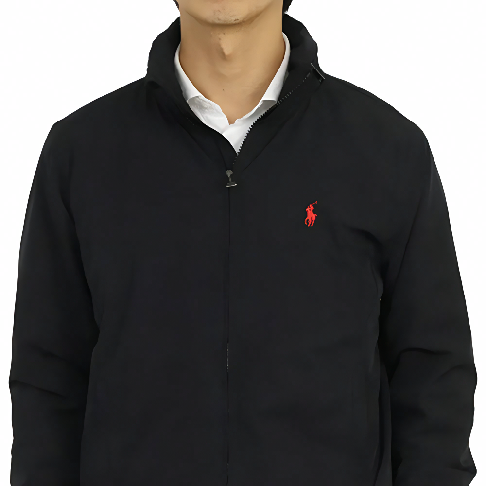 Polo Ralph Lauren FW24  Black Solid Logo Embroidered Long Sleeve Jacket MNPOOTW16020390-001 圖 5