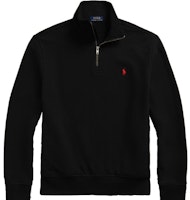 Polo Ralph Lauren FW24 Black Solid Long-Sleeve Mock Neck Sweatshirt 710962519001 Polo Ralph Lauren FW24 Black Solid Long-Sleeve Mock Neck Sweatshirt 710962519001