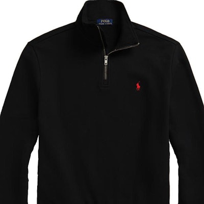 Polo Ralph Lauren FW24 Sweatshirt Hitam Lengan Panjang Mock Neck Solid 710962519001 Sizing Polo Ralph Lauren FW24 Sweatshirt Hitam Lengan Panjang Mock Neck Solid 710962519001