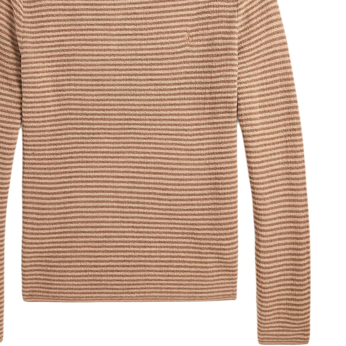 Polo Ralph Lauren FW24  Camel Striped Slim Fit Crewneck Sweater MNPOSWE16822012-260 圖 4