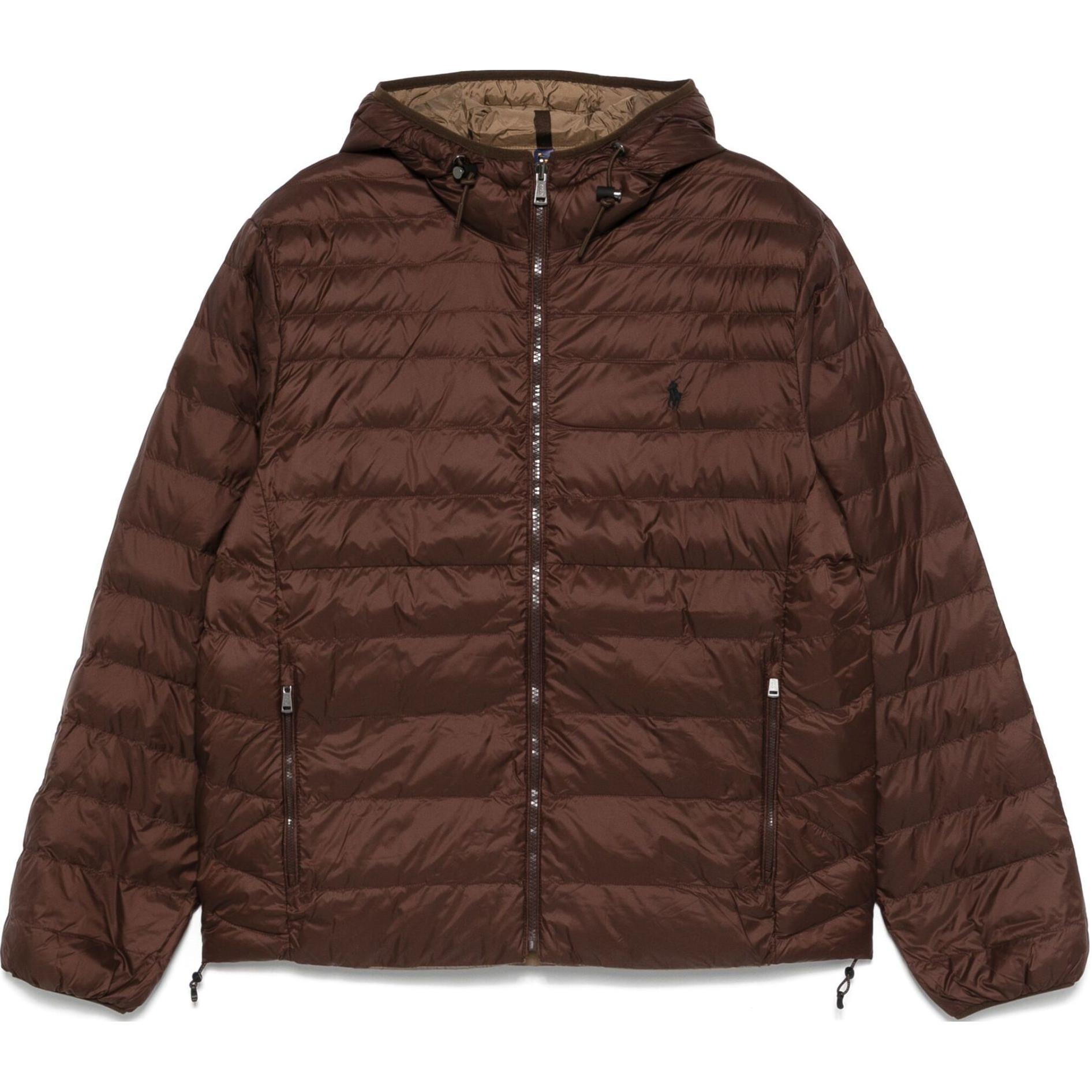 Polo Ralph Lauren FW24  Chocolate Solid Zip Hoodie Jacket. 710955635