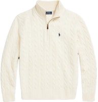 Polo Ralph Lauren FW24 Cream Cable Knit Sweater MNPOSWE16821679 Polo Ralph Lauren FW24 Cream Cable Knit Sweater MNPOSWE16821679