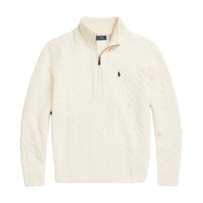 Polo Ralph Lauren FW24 Cream Cable Knit Sweater MNPOSWE16821679