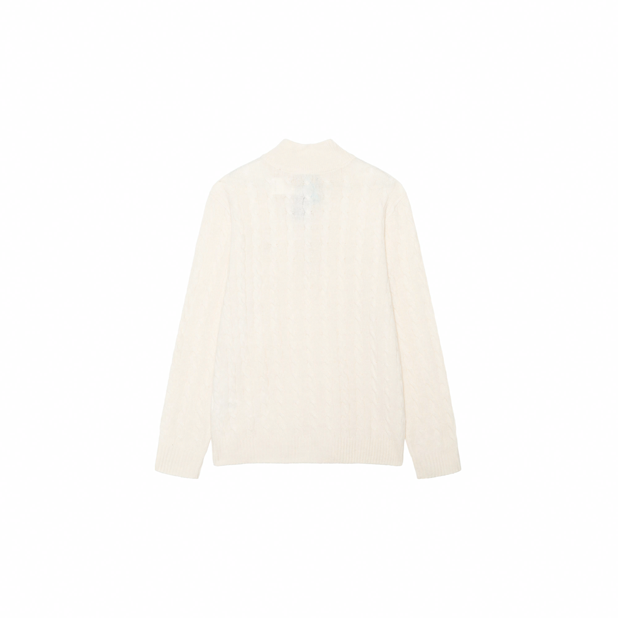 Lookbook 폴로 랄프 로렌 FW24 크림 컬러 케이블 니트 스웨터 MNPOSWE16821679