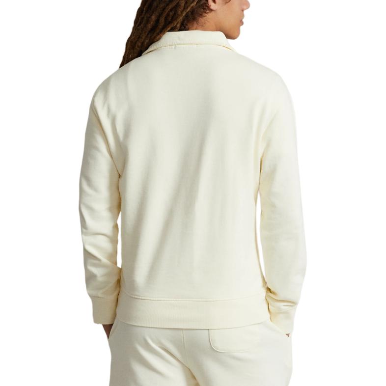 Polo Ralph Lauren FW24  Cream Half-Zip Pullover with Pony Logo Embroidery. MNPOKNI16823633-101 圖 5