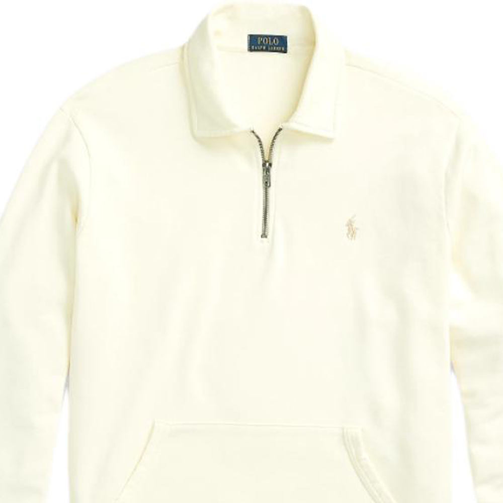 Polo Ralph Lauren FW24  Cream Half-Zip Pullover with Pony Logo Embroidery. MNPOKNI16823633-101 圖 8