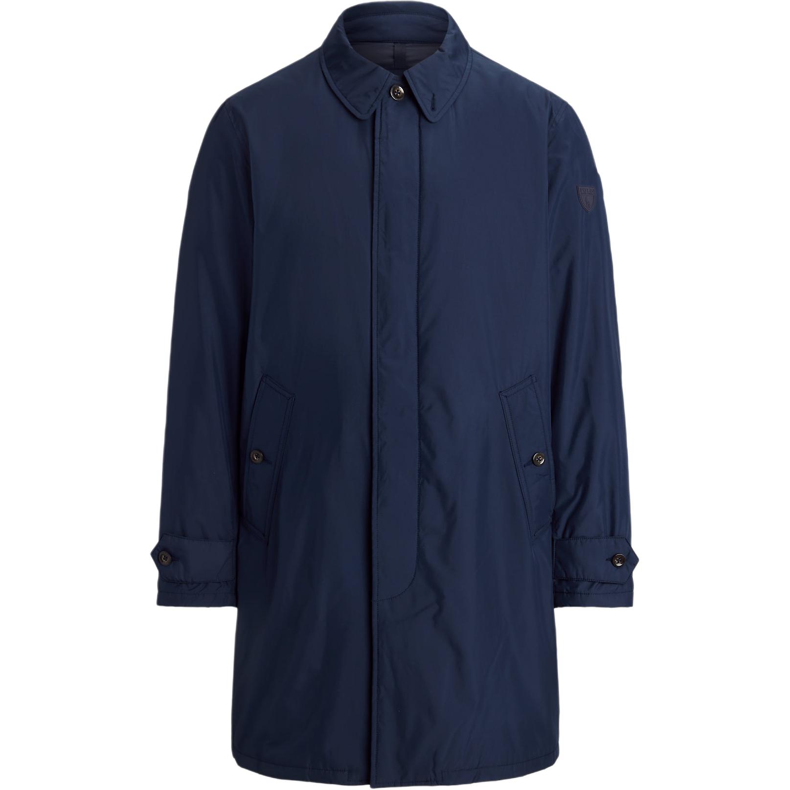 Polo Ralph Lauren FW24  Dark Blue Thick Long-Sleeve Jacket with Pony Logo. MNPOOTW12820093-410