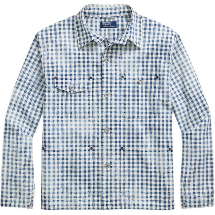 Polo Ralph Lauren FW24  Indigo Plaid Long Sleeve Button-Up Shirt. MNPOWOV16823644-999 圖 2