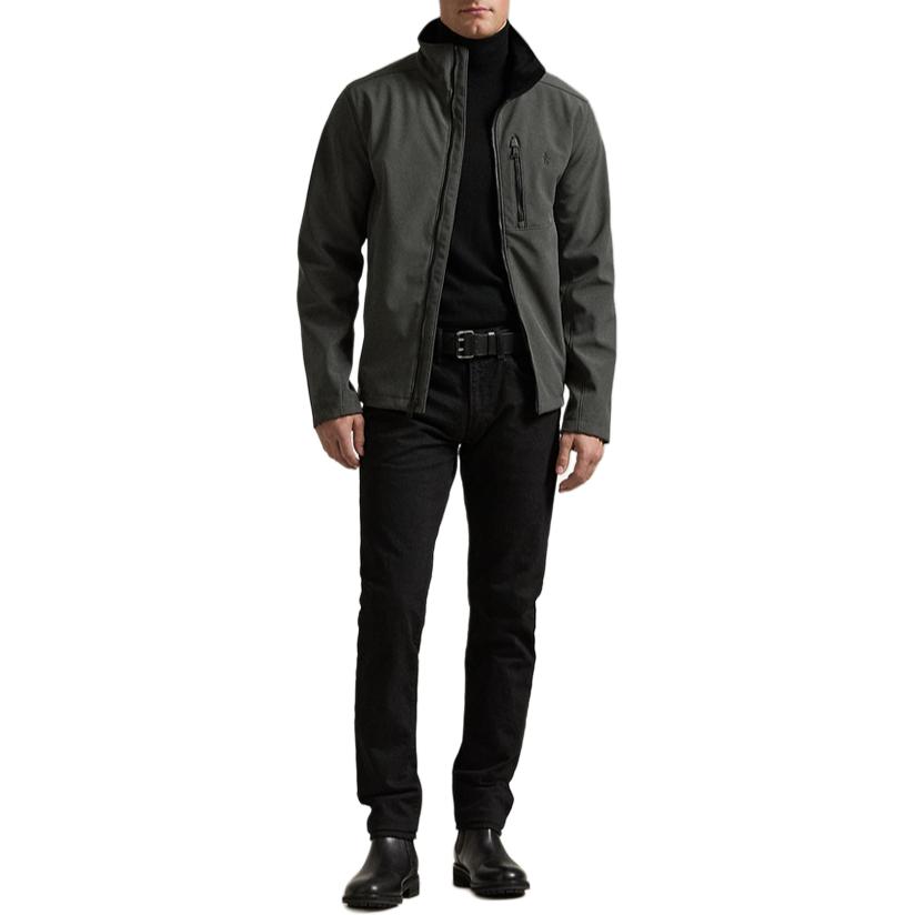 Polo Ralph Lauren FW24  Logo Half-Zip Jacket Windsor Gray MNPOOTW16021413-020 圖 3