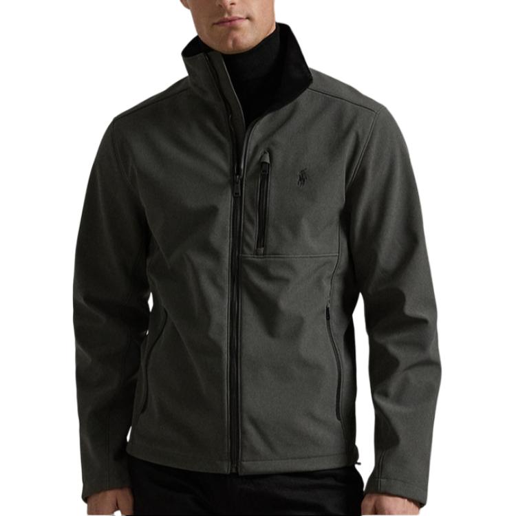 Polo Ralph Lauren FW24  Logo Half-Zip Jacket Windsor Gray MNPOOTW16021413-020 圖 4