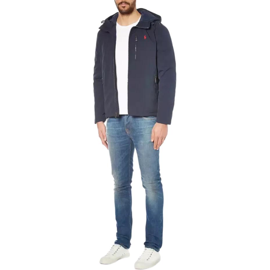 Polo Ralph Lauren FW24  Navy Blue Hooded Puffer Jacket with Pony Logo. MNPOOTW16021476-410 圖 4