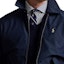 Details for Chaqueta con cremallera Polo Ralph Lauren FW24 logo bordado azul marino sólido. 710938512-001