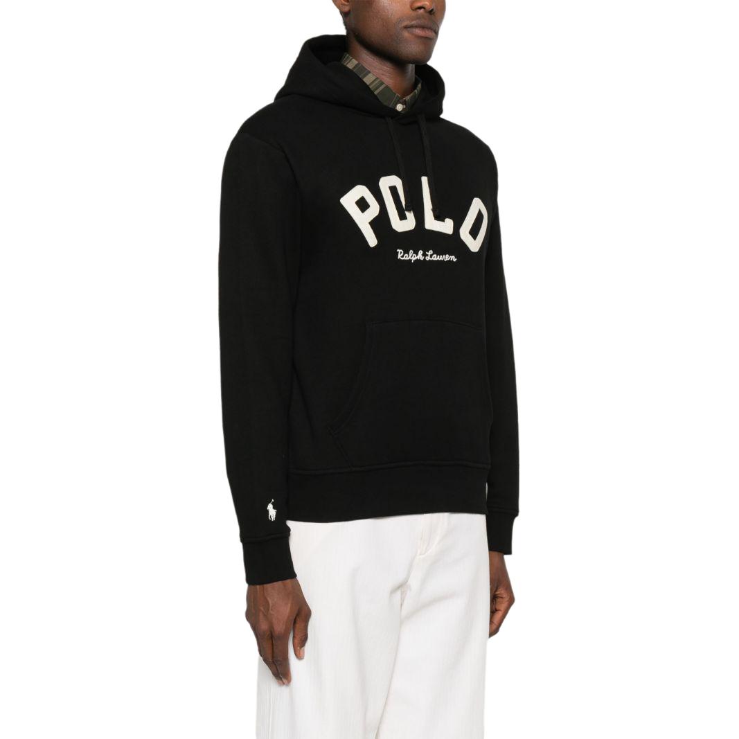 Polo Ralph Lauren FW24  Slim Fit Hoodie with Logo Graphic Print - Black 710952040-002 圖 5
