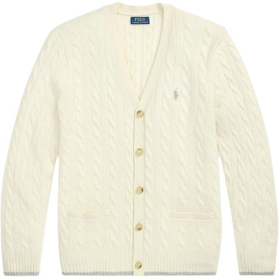 Polo Ralph Lauren FW24 V領針織毛衣 奶油色 小馬刺繡設計 MNPOSWE16822052-101 Order Polo Ralph Lauren FW24 V領針織毛衣 奶油色 小馬刺繡設計 MNPOSWE16822052-101