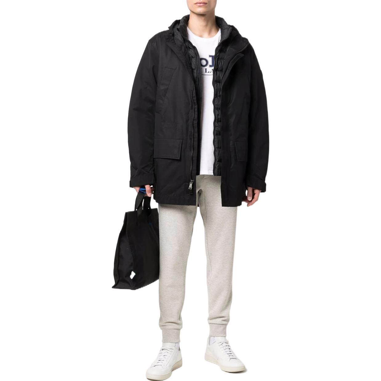 Polo Ralph Lauren FW24 Appliqué Layered Parka  Black 710849291-001 圖 3