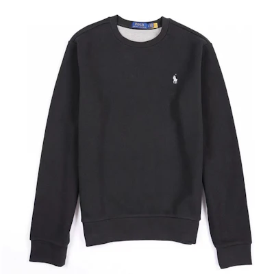 Polo Ralph Lauren FW24 Baju Hitam Crewneck dengan Sulaman Logo Kuda. MNPOKNI16821886001 Buy Polo Ralph Lauren FW24 Baju Hitam Crewneck dengan Sulaman Logo Kuda. MNPOKNI16821886001