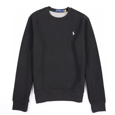 Polo Ralph Lauren FW24 Baju Hitam Crewneck dengan Sulaman Logo Kuda. MNPOKNI16821886001 Order Polo Ralph Lauren FW24 Baju Hitam Crewneck dengan Sulaman Logo Kuda. MNPOKNI16821886001