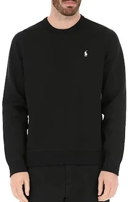 Polo Ralph Lauren FW24 Baju Hitam Crewneck dengan Sulaman Logo Kuda. MNPOKNI16821886001 Lookbook Polo Ralph Lauren FW24 Baju Hitam Crewneck dengan Sulaman Logo Kuda. MNPOKNI16821886001