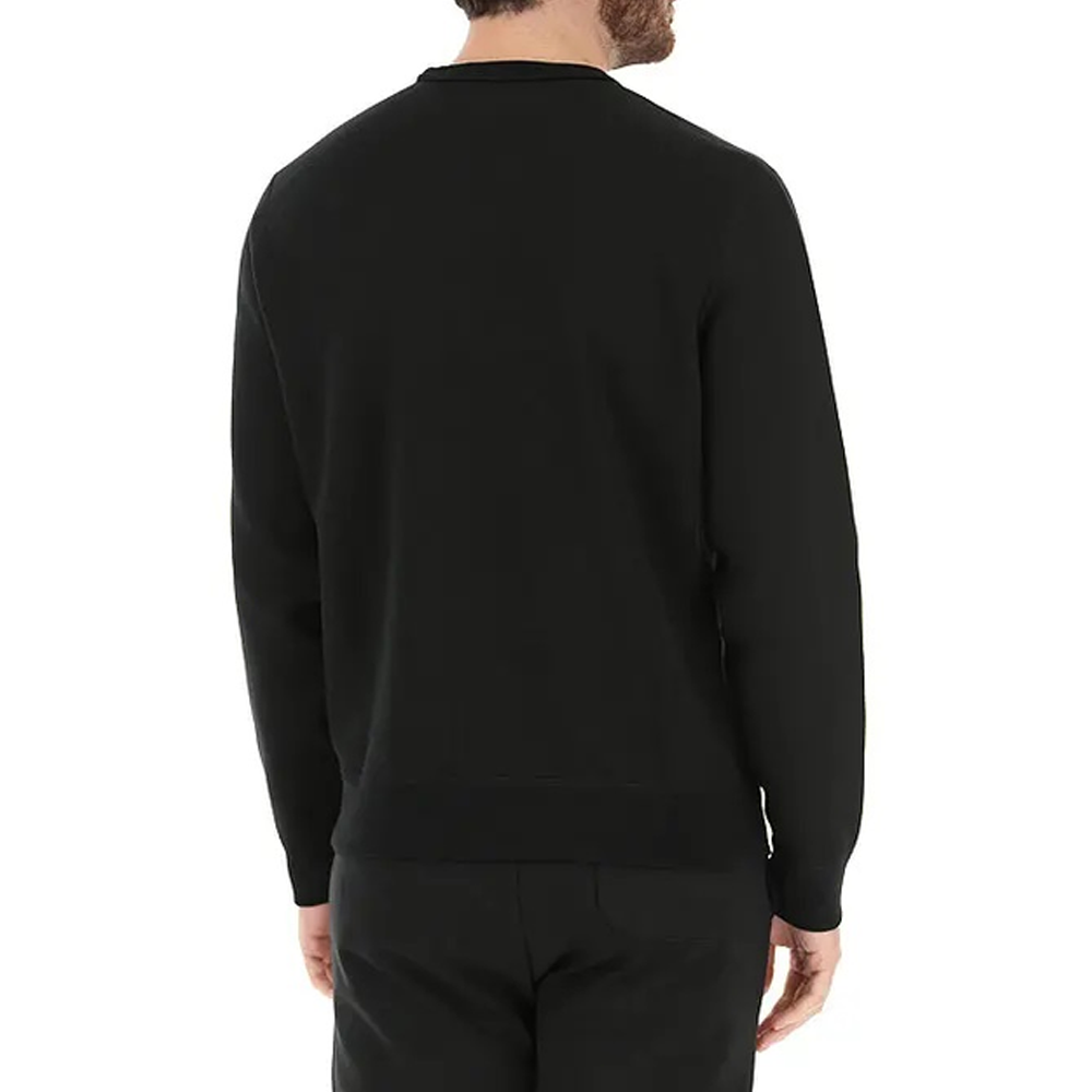 Shop Polo Ralph Lauren FW24 Sweater Hitam Crewneck dengan Bordir Pony 710634932-012