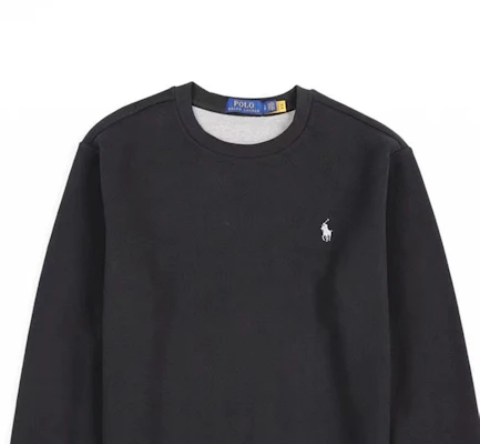 Polo Ralph Lauren FW24 Sweater Hitam Crewneck dengan Bordir Pony 710634932-012 Sizing Polo Ralph Lauren FW24 Sweater Hitam Crewneck dengan Bordir Pony 710634932-012