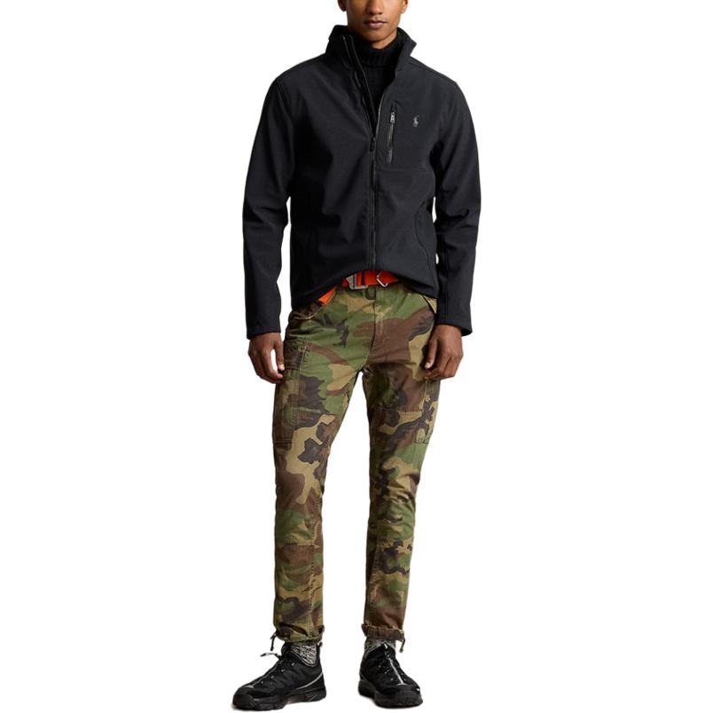 Polo Ralph Lauren FW24 Black High-Neck Embroidered Logo Jacket for Men. MNPOOTW16021416-001 圖 3