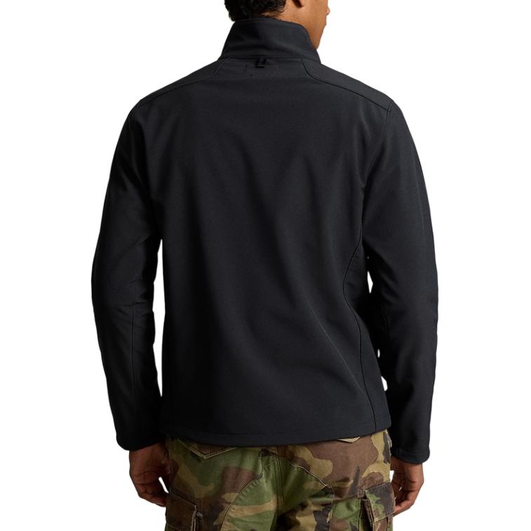 Polo Ralph Lauren FW24 Black High-Neck Embroidered Logo Jacket for Men. MNPOOTW16021416-001 圖 4