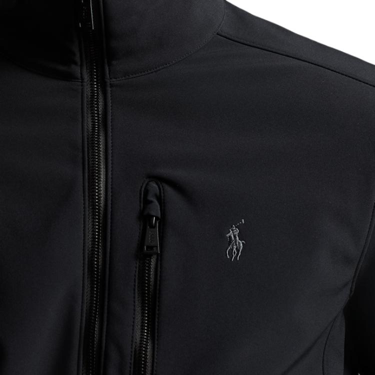 Polo Ralph Lauren FW24 Black High-Neck Embroidered Logo Jacket for Men. MNPOOTW16021416-001 圖 6