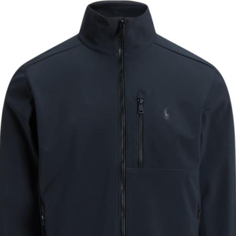 Polo Ralph Lauren FW24 Black High-Neck Embroidered Logo Jacket for Men. MNPOOTW16021416-001 圖 7