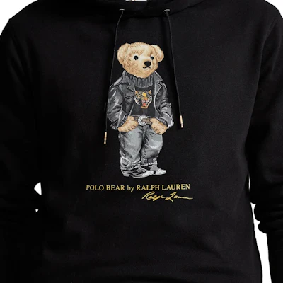 Polo Ralph Lauren FW24 Hoodie Hitam Beruang Grafik dengan Fleece Lining MNPOKNI16821811 Purchase Polo Ralph Lauren FW24 Hoodie Hitam Beruang Grafik dengan Fleece Lining MNPOKNI16821811